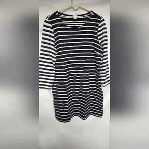 JCrew Navy Blue And White